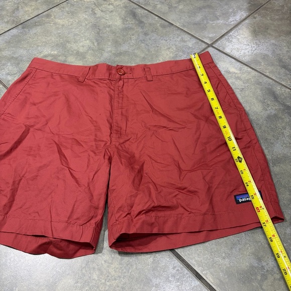 Patagonia Men's Lightweight All Wear Shorts Red Sz 35 Outdoor Casual Gorpcore - Picture 8 of 10